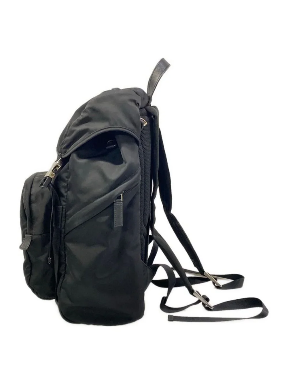 Prada Backpack Black Leather